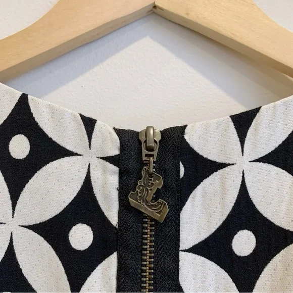 Desigual Geometric Floral A-Line Shift Dress - Picture 7 of 13